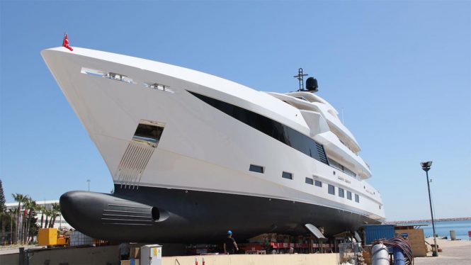 56m Motor Yacht Hargrave 184 nearing completion
