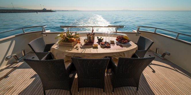25m Canados yacht JURIK offering 15% off in the Balearics