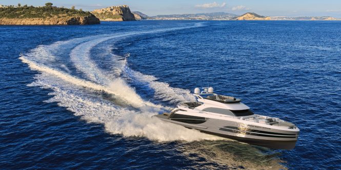 Two units from the Van der Valk luxury yacht BeachClub series near completion