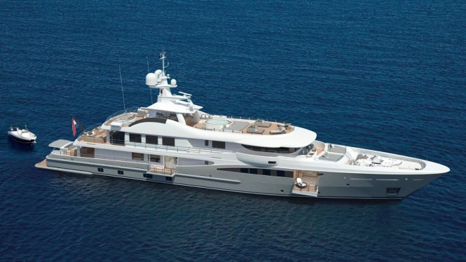 Brand-new 55m Superyacht PAPA to charter in the Mediterranenan