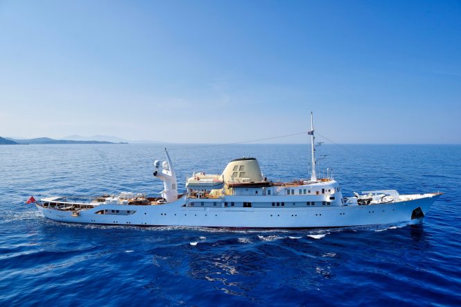 Luxury superyacht CHRISTINA O