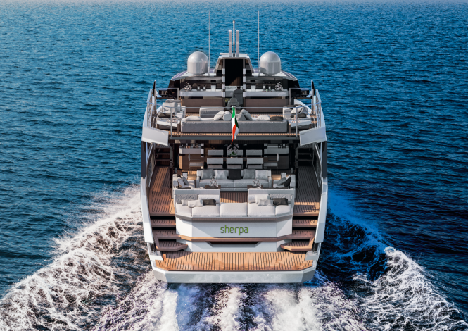 Construction update: 24m M/Y Sherpa XL with solar panels