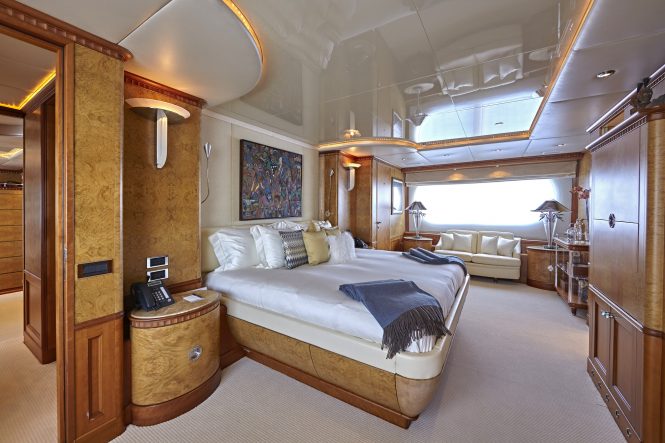 Spacious master suite