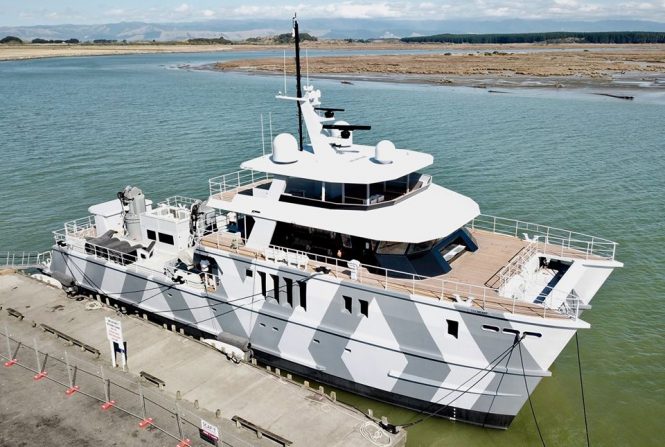 Brand-New 40m South Pacific Explorer Charter Yacht THE BEAST hits water