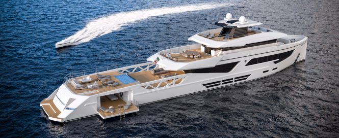 Rosetti Superyachts releases new details on 52-metre luxury supply vessel yacht
