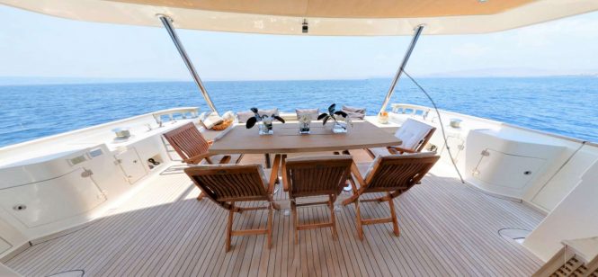 Al fresco dining area