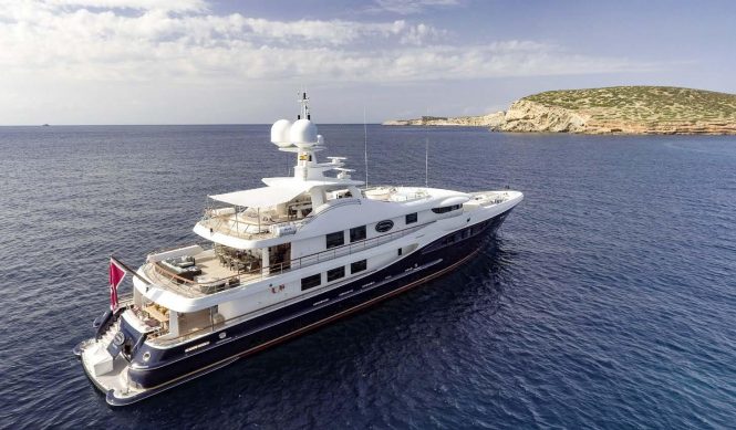 52m charter yacht DENIKI offering reduced rate in French Polynesia