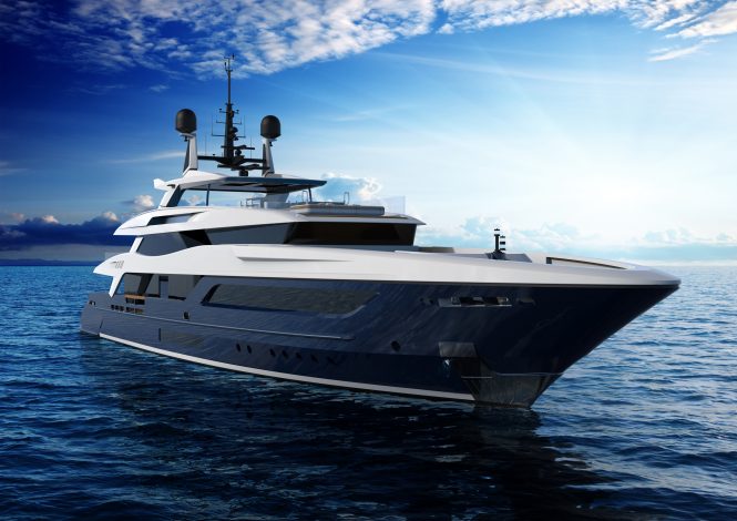 Baglietto 55-metre motor yacht HULL 10225 progressing to schedule