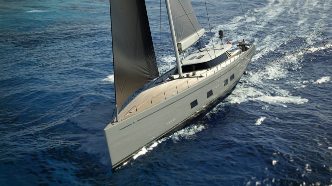 Baltic 142 Custom superyacht CANOVA - rendering