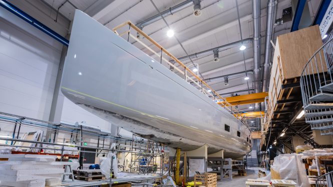 More images of State-of-the-art luxury sailing yacht Canova preparing for launch