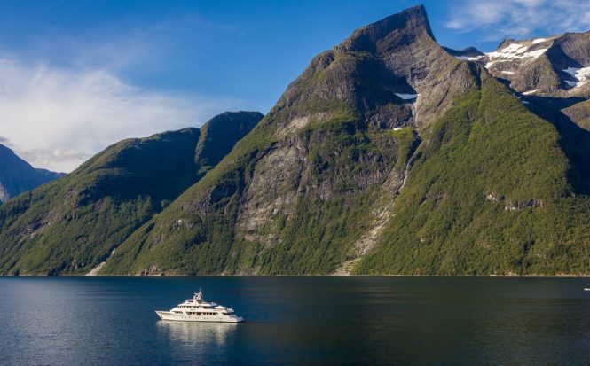 Hot off the press charter special with 42m DAYDREAM cruising Norway