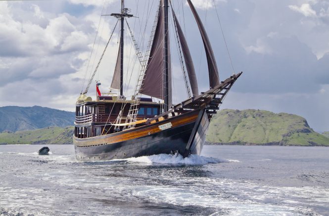 Charter for charity: Building a learning centre through Indonesian luxury sailing yacht Dunia Baru