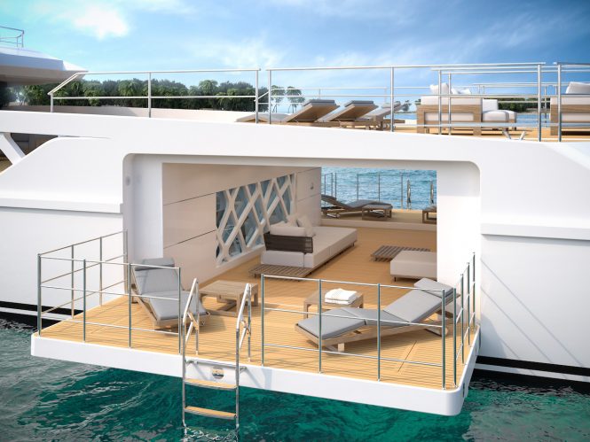 Exterior living - beach club