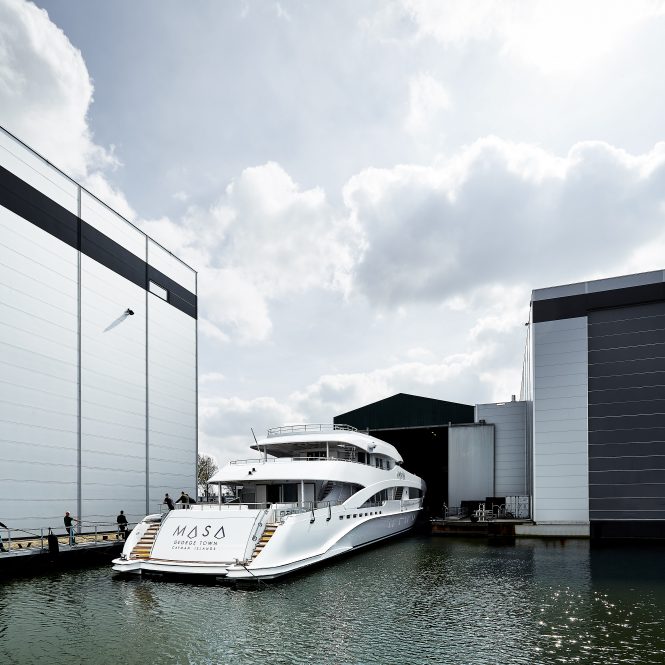 50m Superyacht MASA launched by Heesen Yachts