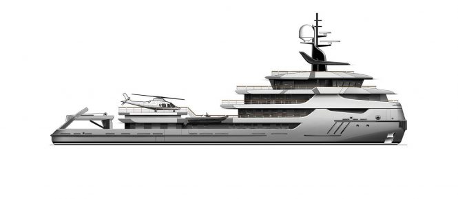 New to World of Luxury Yacht Charter: 68m Conversion Project Ragnar