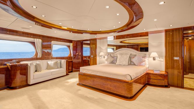 Spacious master suite