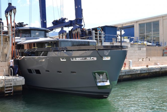 Arcadia A105 superyacht hull #3