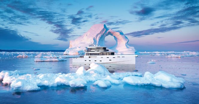 Introducing the interiors for the Arksen 85 explorer yacht