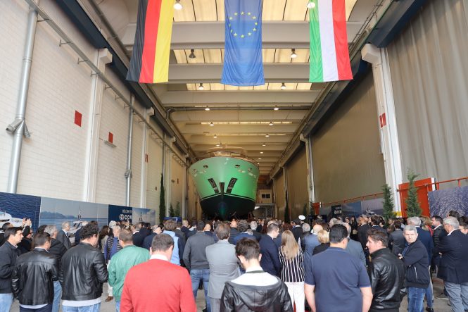 Launch ceremony of VANADIS yacht