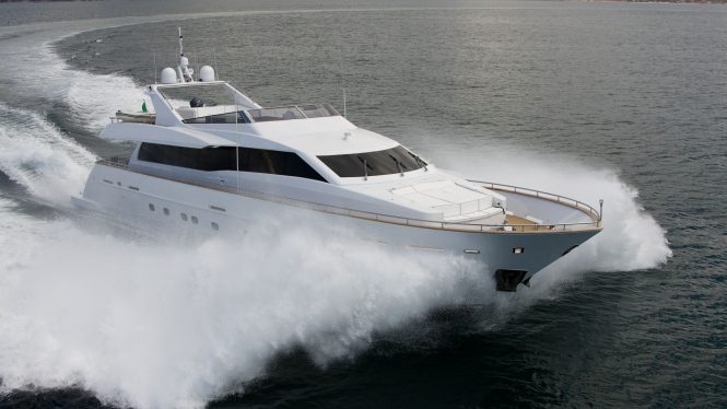 Cruise the beautiful Greek Islands with 30m yacht GIOE I at special charter rate