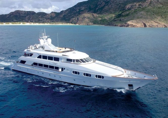45m Trinity yacht ATTITUDE offering 20% off charter vacations in the Bahamas