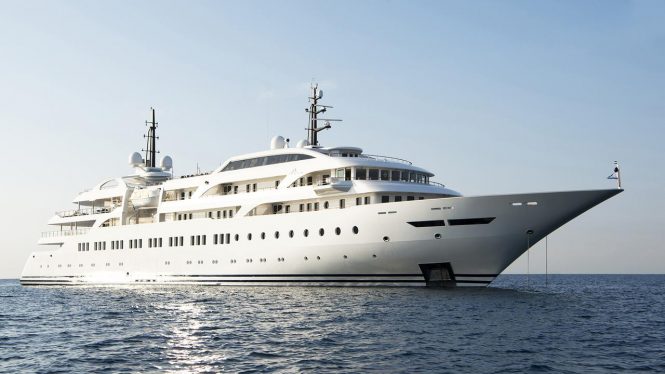 Mega Yacht DREAM - Photo source BoatInternational.com