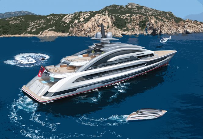 Heesen and Winch Design announce start of 80m superyacht COSMOS construction