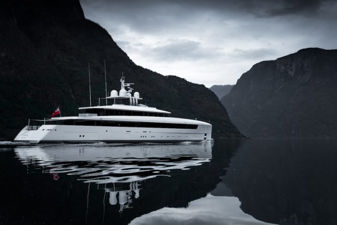 Najiba cruising Norway