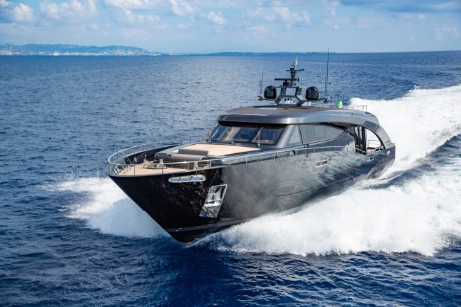 M/Y Freedom: 28m Cavalli Yacht “that a Batman would drive!”