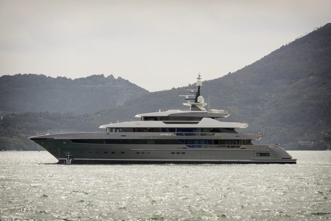 Sanlorenzo launches 64m Steel Motor Yacht ATTILA