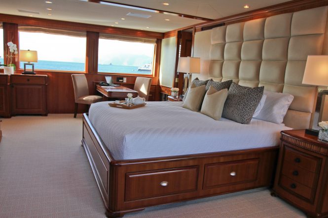 Spacious master suite