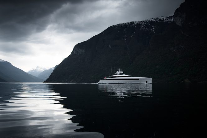 Stunning photos of 58m Feadship yacht NAJIBA in Norway