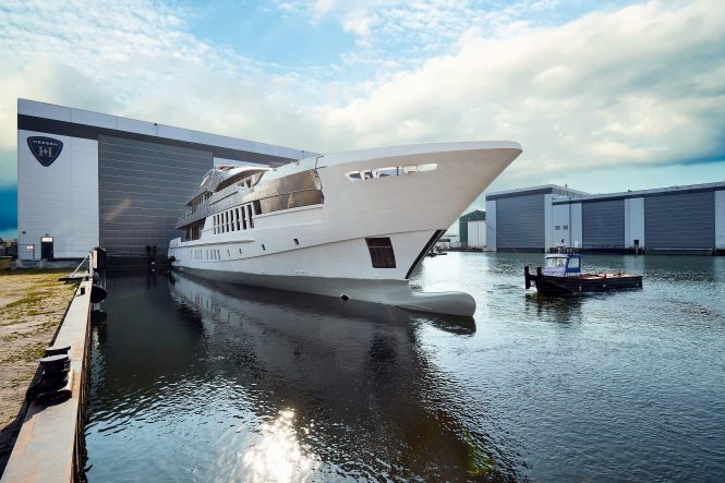 Heesen Superyacht Project Pollux Construction Update
