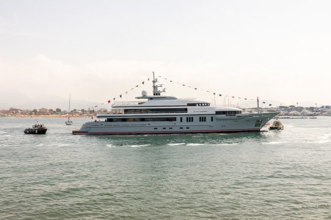 VSY launches 64-metre motor yacht Atomic