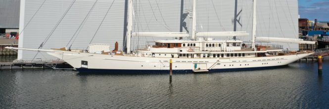90m Three-masted schooner ATHENA relaunched after refit