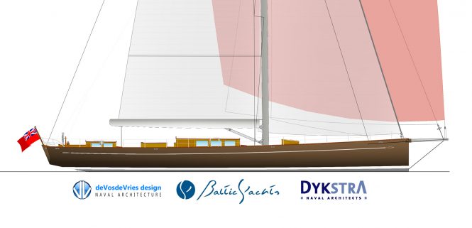Custom classic 39.6m yacht to be built at Baltic Yachts