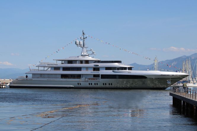 Codecasa launchs 65m motor yacht Regina d’Italia