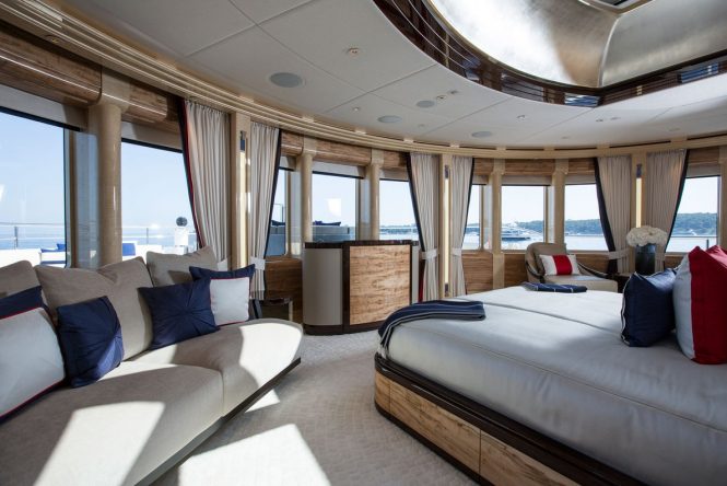 Master suite with amazing panoramic windows
