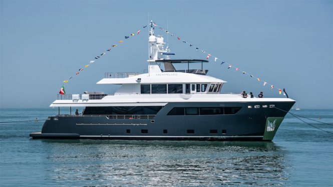 31m Motor yacht Archipelago launched at CdM