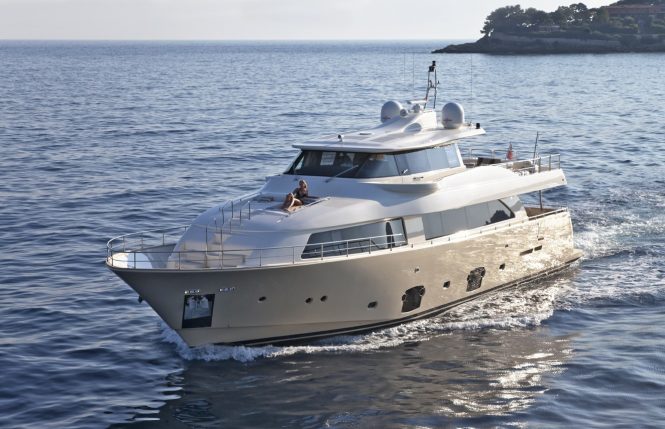 Enjoy 15% off yacht charter vacations in West Med with 26m Ferretti LA PAUSA