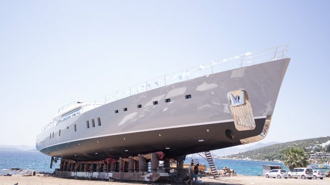 50m Sailing Yacht All About U 2 launched in Turkey