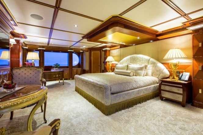 Sumptuous master suite with great views