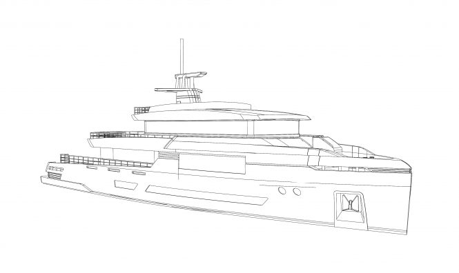 New 43m Explorer yacht design by Tomasso Spadolini for an experienced owner