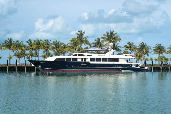 Refitted luxury charter yacht Legacy ready for summer sunshine in Florida and the Bahamas