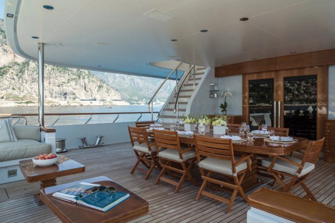 Aft deck