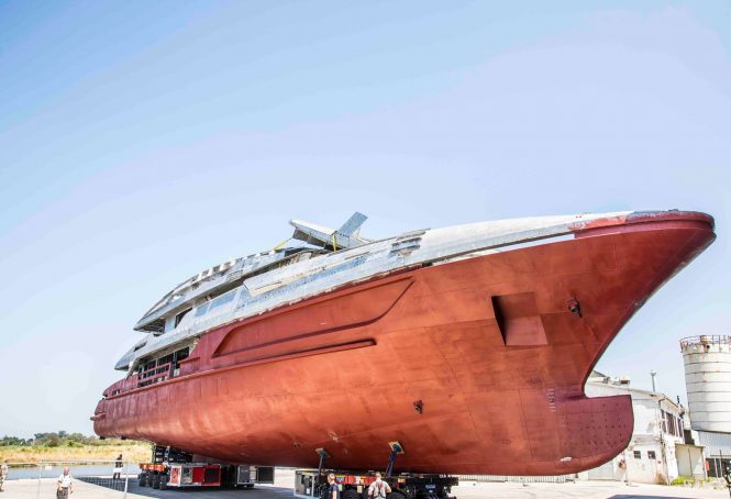 Construction update: 48m Motor yacht Baglietto T-Line