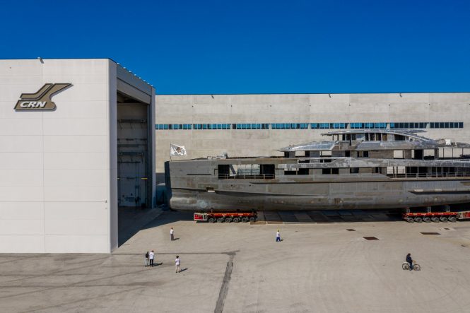 Construction Update: 62-metre luxury yacht Hull 138 from CRN