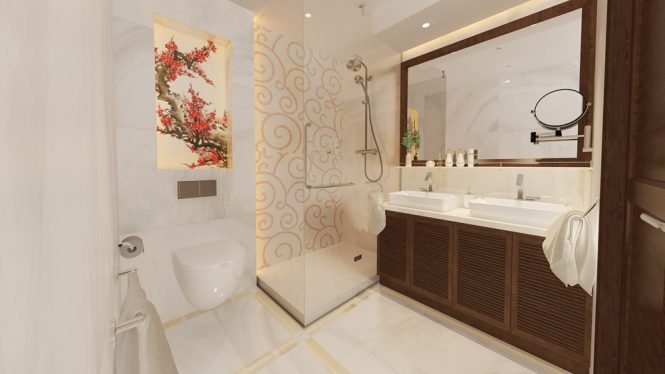 Cabin bathroom