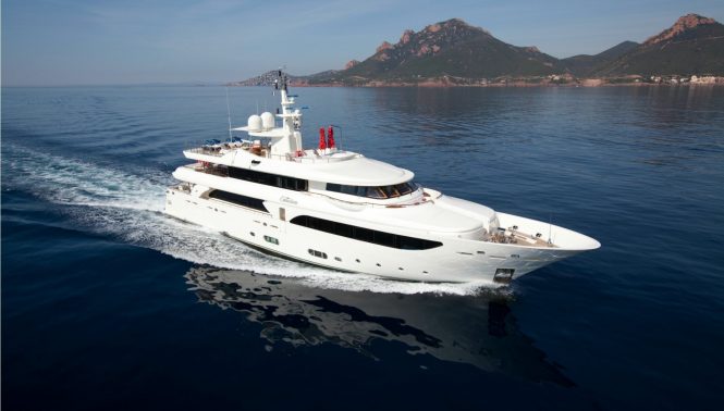 Fantastic offer for France and Italy luxury yacht charters with 43m EMOTION2