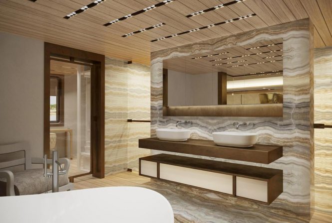 En suite bathroom